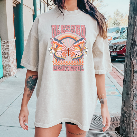 Blessed Grateful Grunge- DTF Transfer
