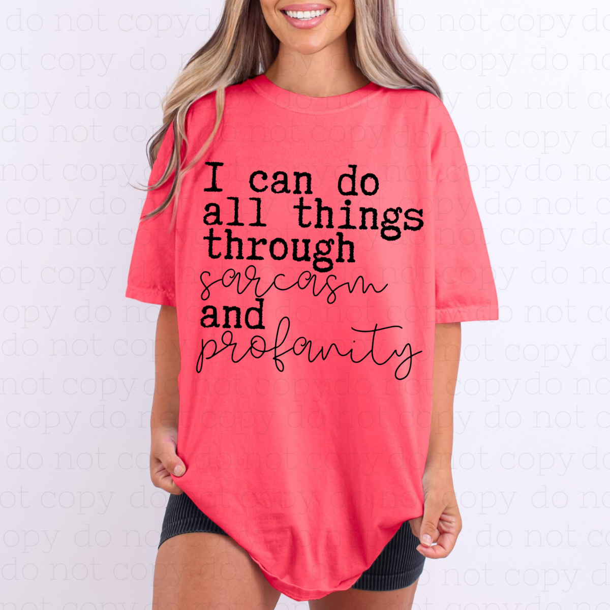 Unfiltered Sayings – Premade DTF Gang Sheet | Ready to Press DTF Transfers