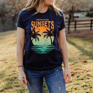 Forever Chasing Sunsets DTF Transfer