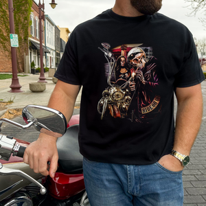 ride or die motorcycle dtf transfer 