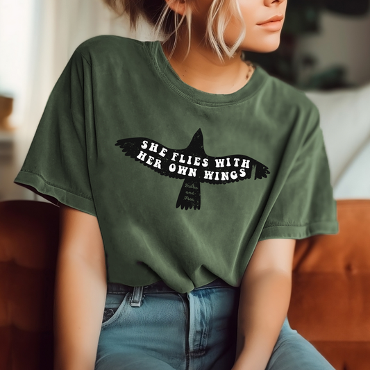 She Flies With Her Own Wings - DTF Transfer