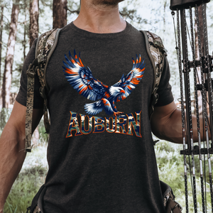 camo auburn dtf transfer