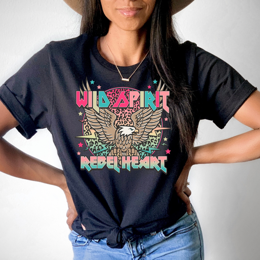 Wild Spirit Rebel Heart - Hectic Momma Printing