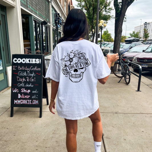 ONE DAY AT A TIME TRANSFER - Hectic Momma Printing