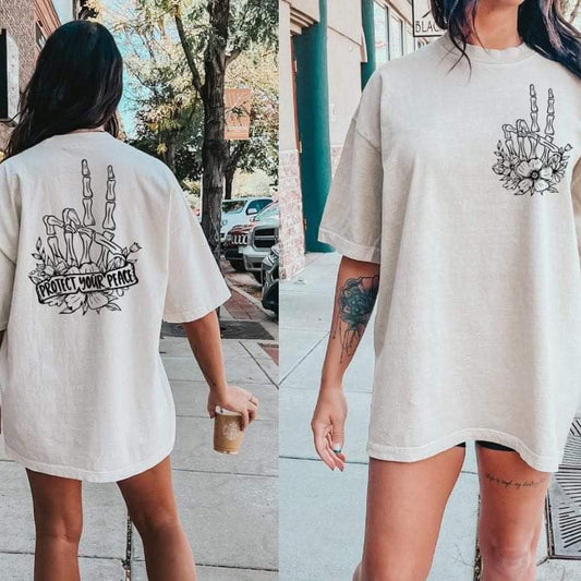 PROTECT YOUR PEACE WITH POCKET BLK TRANSFER - Hectic Momma Printing