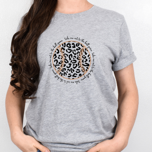 LEOPARD BASEBALL TRANSFER - Hectic Momma Printing
