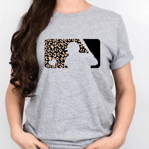 LEOPARD BASEBALL TAG TRANSFER - Hectic Momma Printing