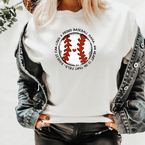 PROUD BASBALL MAMA - Hectic Momma Printing