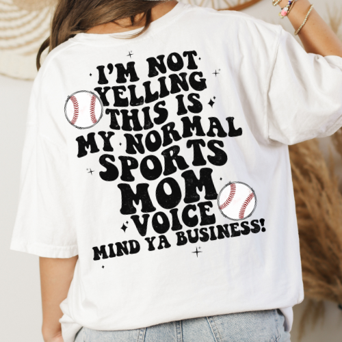 Sports mom voice baseball transfer